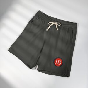 Embroidered IB Logo Fleece Sweat Shorts